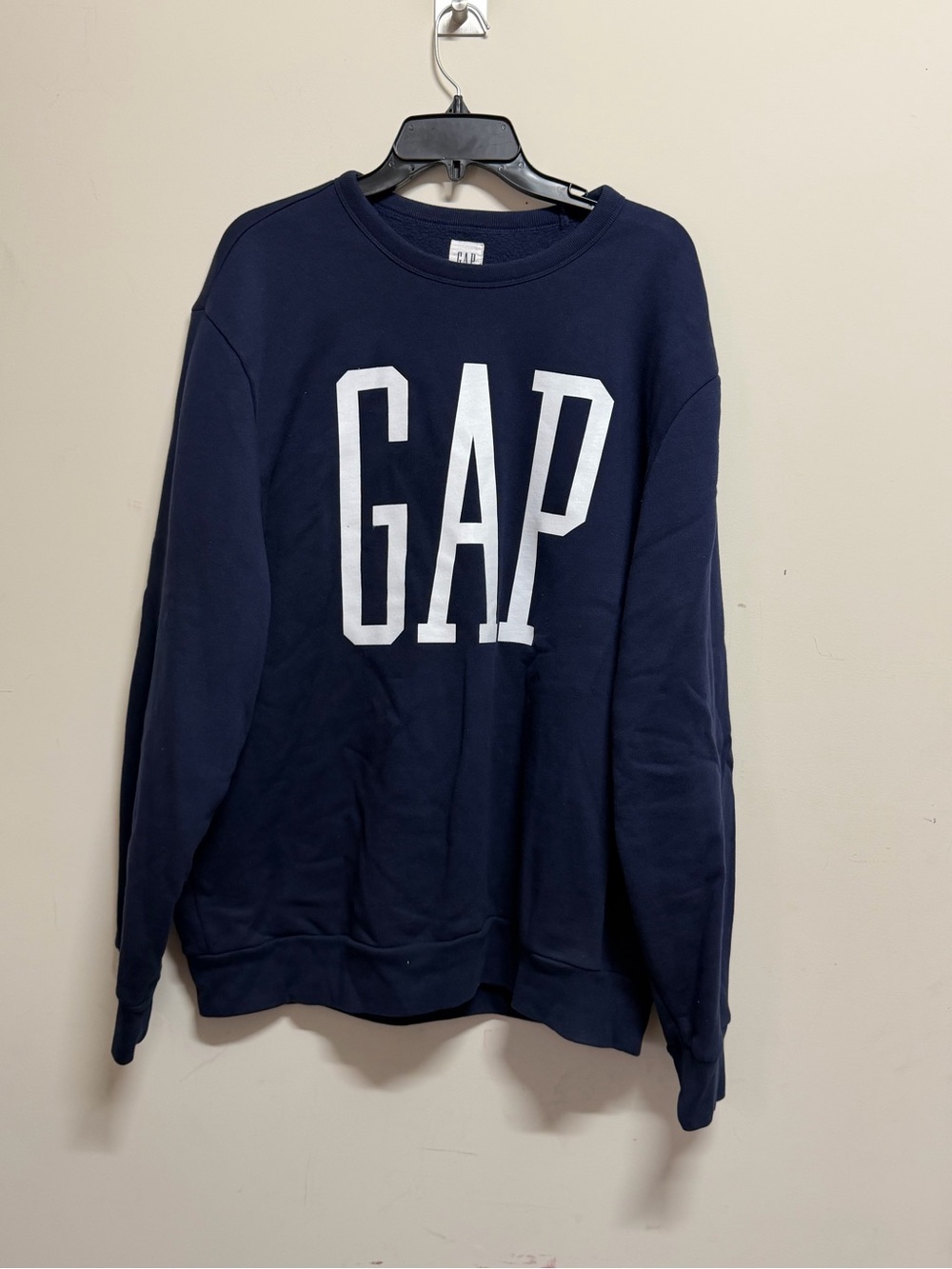 GAP Men's Navy Logo Crewneck Sweater